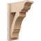 Ekena Millwork 8-in W x 16-in D x 24-in H Balboa Trad Rough Cedar Woodgrain TimberThane Outlooker, Primed Tan OUTUR080X16X24BOA04RCPR - alternate 1